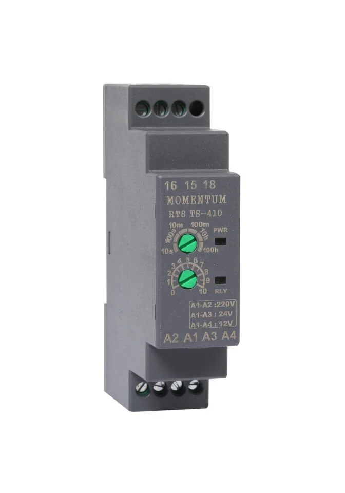 Zaman Rölesi 0-100 Saat Multifonksiyon RT8-TS410