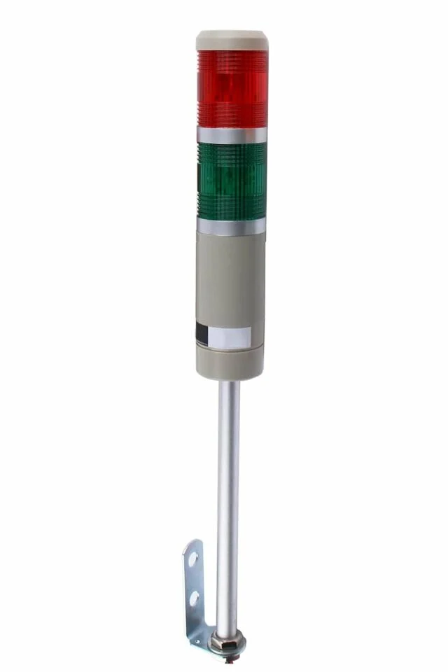 D50 Işıklı Kolon 230VAC Sabit Kırmızı Yeşil MST-51052
