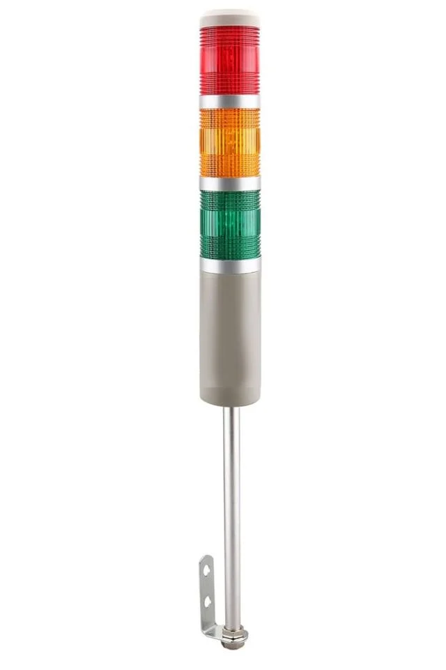 D50 Işıklı Kolon 230VAC Flaşör Kırmızı Yeşil Sarı MST-52053