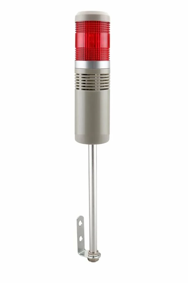 D50 Işıklı Kolon 230VAC Sabit Buzzer Kırmızı MST-51151