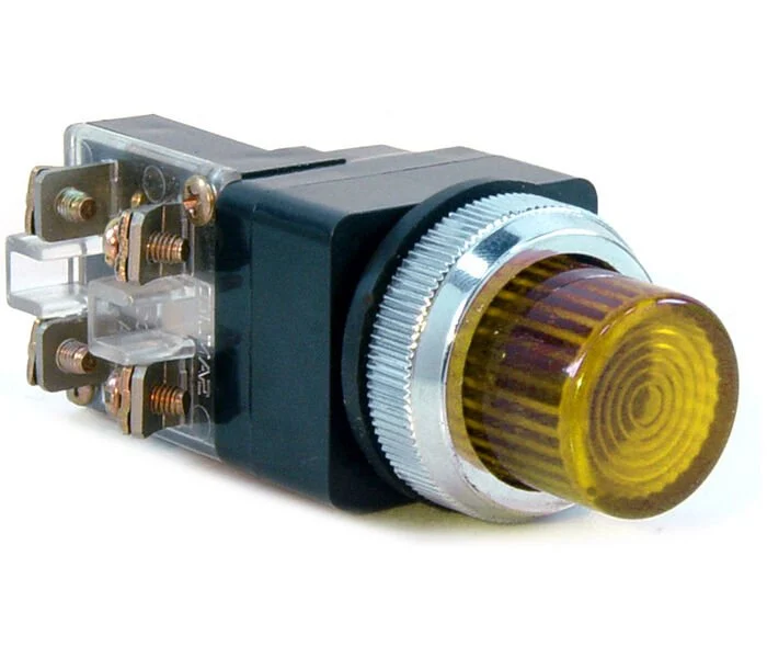 D30 Buton Işıklı NO+NC Sarı MBW-51550
