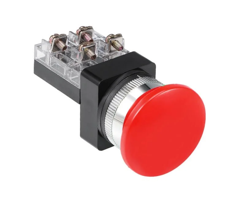 D30 Buton Mantar NO+NC Kırmızı MBW-81450