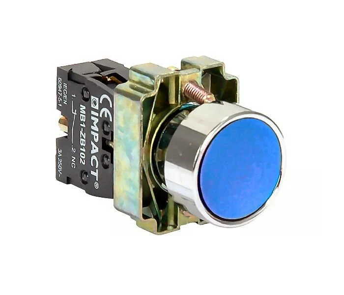 Impact 22mm Yaylı Buton Mavi NO MB3-BA610