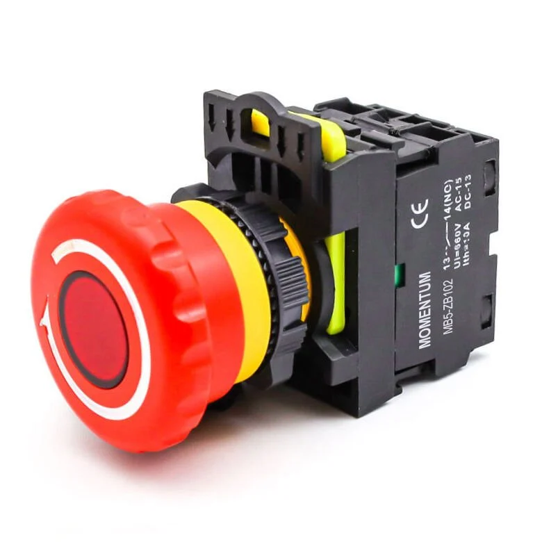 D22 Buton Acil Stop D40 Kafa Tip 2 Led NC MB5-ES562
