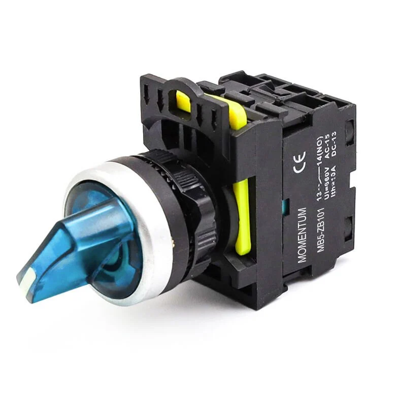 D22 Buton Mandal Led Mavi 1-0-2 2NO MB5-ET761