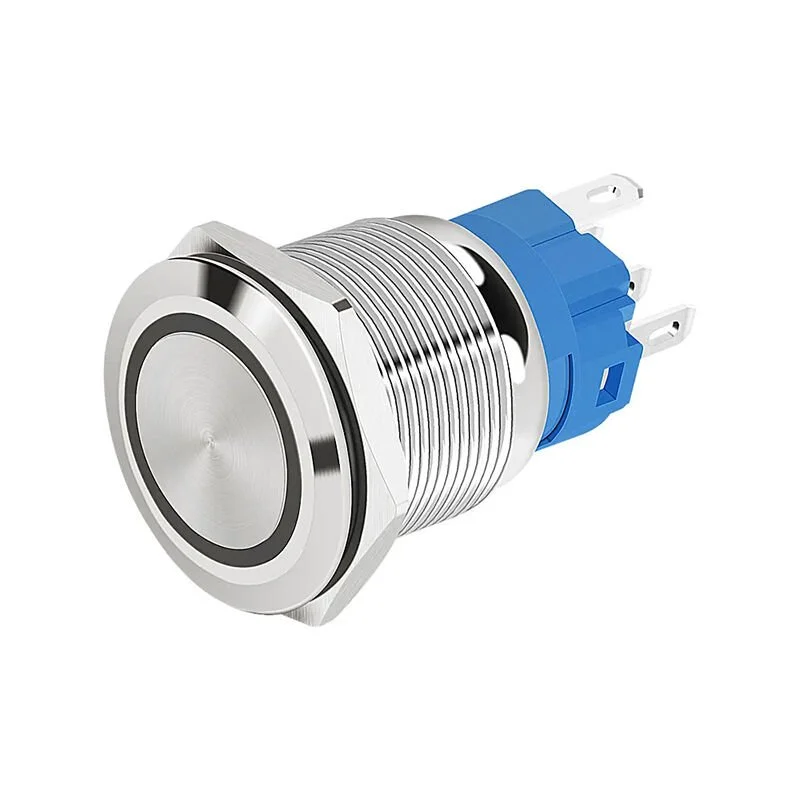 D19 Metal Buton Led 24V Kalıcı Sarı MBJ-19675