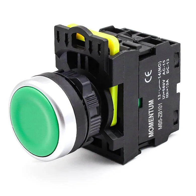 D22 Buton Yaylı Yeşil NO MB5-EA310