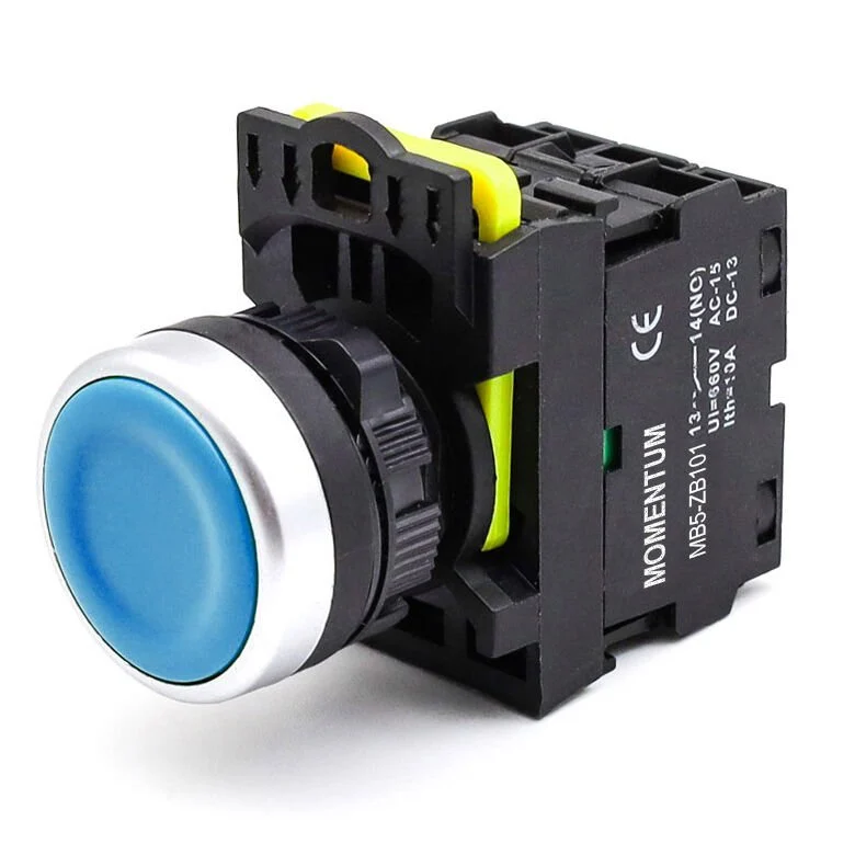D22 Buton Yaylı Mavi NO MB5-EA610