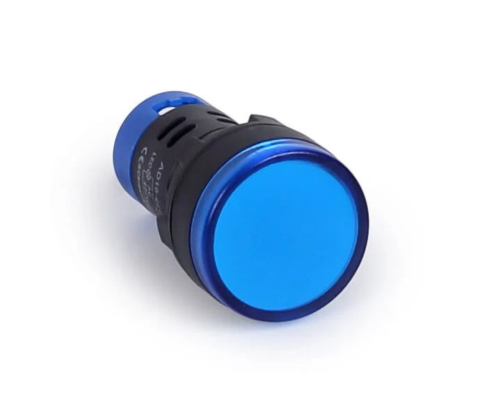 22mm Led Sinyal Lambası 230VAC Mavi MB3-EV966