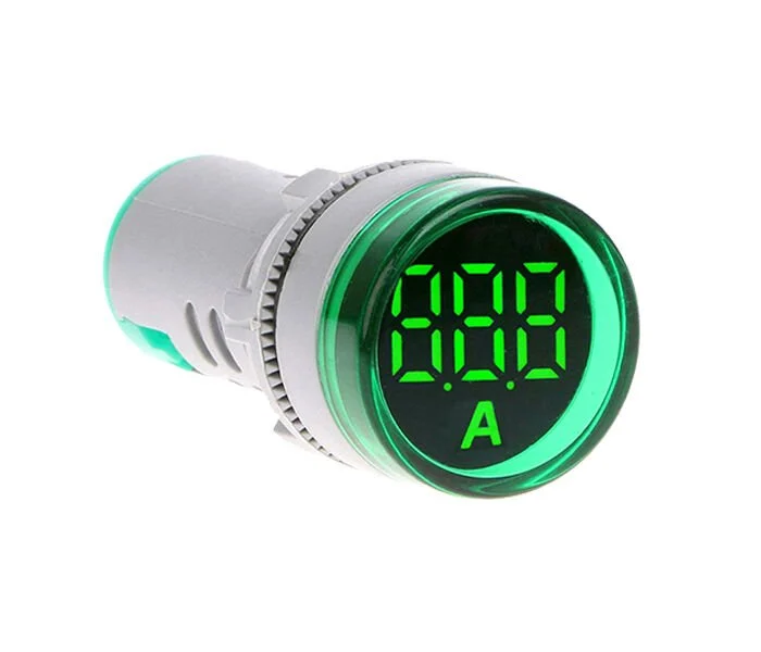 D22 Sinyal Led Ampermetre 0-100A Yeşil MB3-EV636